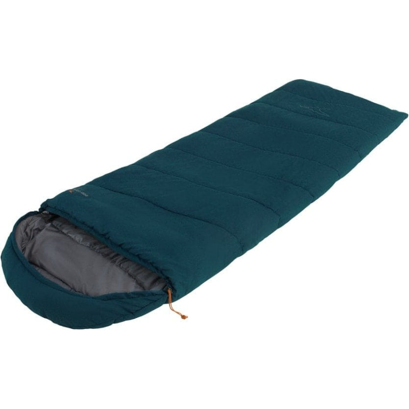 Easy Camp Raven I Square 2°C | Sleeping Bag | 220 x 80 cm | -12 to 7 °C | Two-way open-end, L-shaped, autolock