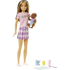 Mattel Opiekunka Lalka + bobas + akcesoria HJY32