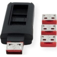 Exsys EXSYS EX-1114-R, 4x gniazdo USB, 1x klucz