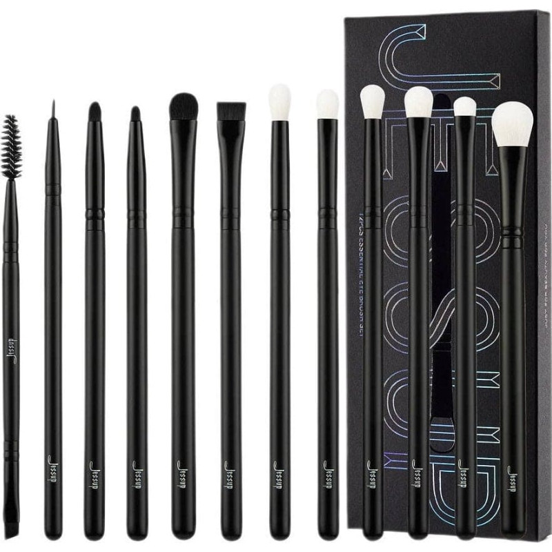 Jessup Essential Eye Brush zestaw pędzli do makijażu oczu T322 12szt.