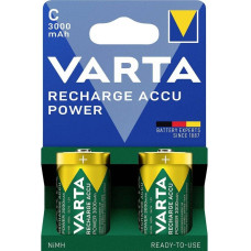 Varta Akku RECHARGE Power    C HR14 3000mAh   NEU  2St.