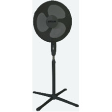 Volteno WENTYLATOR PODŁOGOWY CZARNY 40cm PODSTAWA KRZYŻAK
