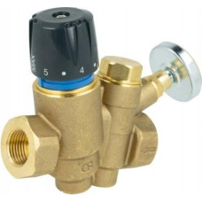 Afriso Termostatyczny zawór równoważący ATB 200 z funkcją przegrzewu do cyrkulacji c.w.u., DN15, 40÷60°C, kv 1,7 m3/hA