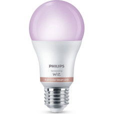 Philips WiZ LED Smart Bulb  60 W  E27  RGB - Vieda spuldze Philips Samrt bulb 60W A60 E27 822-65 RGB 1PF/6