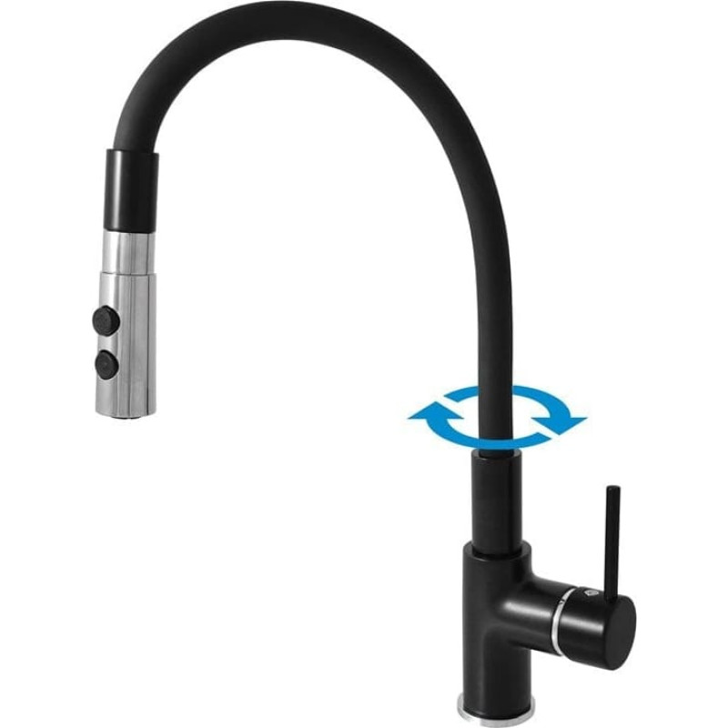 Domoletti SINK MIXFLEXSPOUT DSE919.5/12CMATC