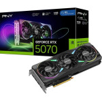 PNY Karta graficzna PNY GeForce RTX 5070 ARGB EPIC-X RGB Overclocked DLSS4 (VCG507012TFXXPB1-O)