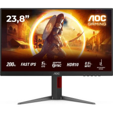 AOC 24G4HA 23.8inch Fast IPS FHD 200Hz 300cd/m2 1ms HDMI2.0x2 DP Speakers Pivot