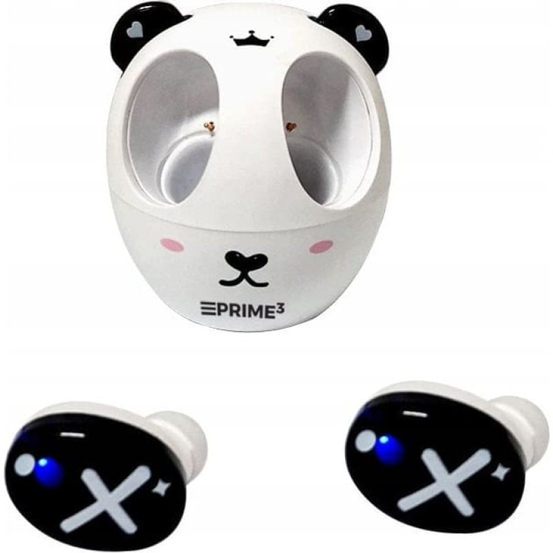 Sony SŁUCHAWKI BEZPRZEWODOWE DOUSZNE AEP 03BK BIAŁE, MOTYW: MIŚ PANDA (ETUI)