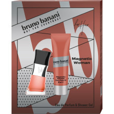 Coty BRUNO BANANI Zestaw prezentowy Magnetic Woman (Woda perfumowana 30ml+Żel pod prysznic 50ml))