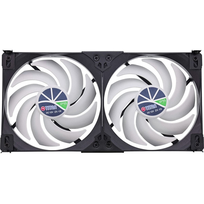 Titan TTC-SC22(C)/V2+ Kühlschrank-Doppellüfter 140x25mm IP55 für Camping