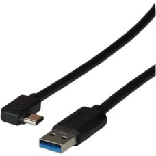 Adaptec EFB USB 3.2 Gen1 5Gbit 3A Anschlusskabel Typ-A Stecker - Typ-C Stecker 90 Grad 3m