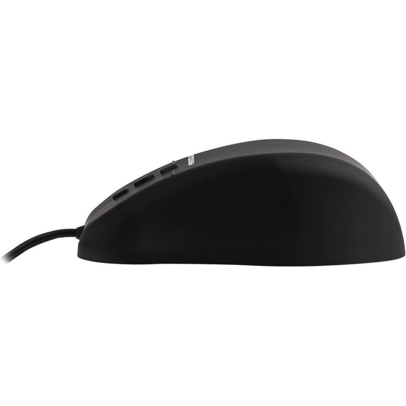Secomp GETT GCQ PrimeMouse Silikon Maus Scrollfunktion IP68 wasserdicht desinfizierbar optisch USB Farbe schwarz