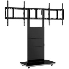 Hagor Pro-Tower M Dual mobiles Standsystem fuer 2 TVs 117-140cm 46-55Zoll VESA max. 600x400mm max. Traglast 2x40 kg