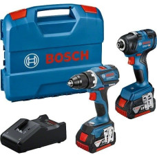 Bosch ZESTAW BOSCH GSB18V-50 + GDS18V-400 + 1XAKU 5.0 AH + 1XAKU 2.0 AH + GAL 18V-40