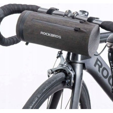 Rockbros Praktyczna torba rowerowa wodoodporna mocowana na kierownicę czarna ROCKBROS