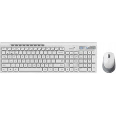 Genius SlimStar 8230, zestaw klawiatura z mysz� optyczn� bezprzewodow�, 1x AA, 1x AA, CZ/SK, klasyczna, Dual-Mode rodzaj bezprzewo