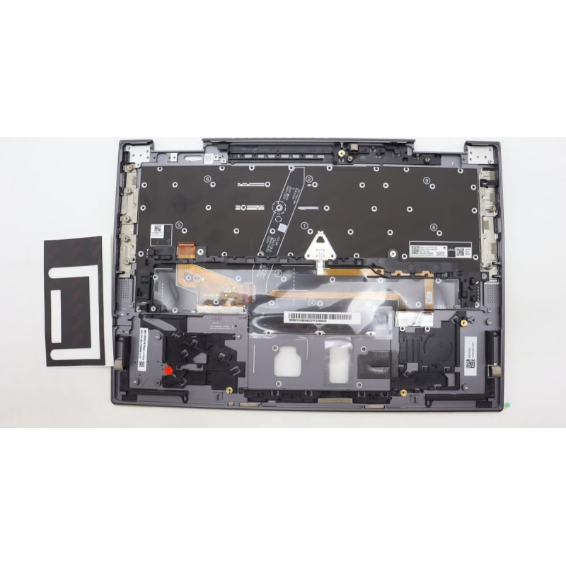 Lenovo 5M11H62448, Cover + keyboard, Keyboard backlit, Lenovo, ThinkPad X1 Yoga 8th Gen