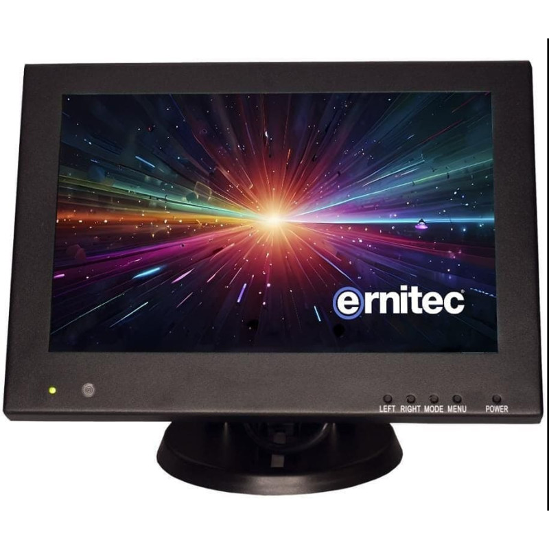 Ernitec 10'' Surveillance monitor for 24/7 Use, 1280 x 800P