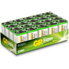 GP Batteries Super Alkaline 1604A/6LF22, Single-use battery, 9V, Alkaline, 9 V, 20 pc(s), Multicolour