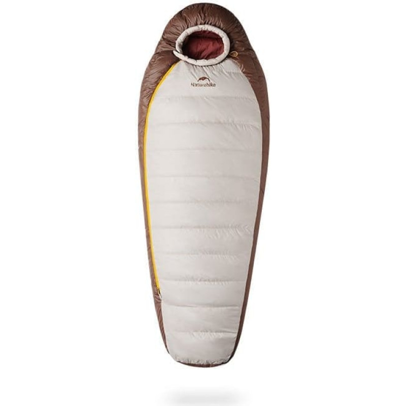 Naturehike Śpiwór Snowbird Duck Down 400 L CNK2550WS014 ciemny brąz NATUREHIKE