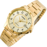 Casio Zegarek Casio ZŁOTY ZEGAREK MĘSKI CASIO MTP-V004G-9B (zd047a) + BOX
