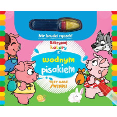 Aksjomat Odkrywaj kolory z wodnym pisakiem Trzy małe świnki