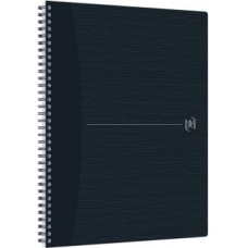 Oxford ORIGINS A4+ NOTESBOG MED DOBBELTSPIRAL KVARDRERET, SORT