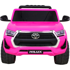 Triton Toyota Hilux na akumulator dla dzieci Różowy + Napęd 4x4 + Pilot + 2 bagażniki + Radio MP3 + LED