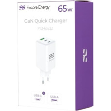 Forcell Ładowarka sieciowa GaN 65W USB-A + 2x USB-C QC PD Encore Energy MD-6583Z standard