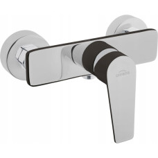 Invena bateria natryskowa Dokos czarny/chrom BN-19-004-V