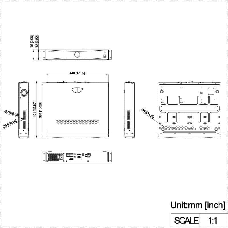 Hikvision REJESTRATOR IP HIKVISION DS-7732NXI-I4/S (E) PL