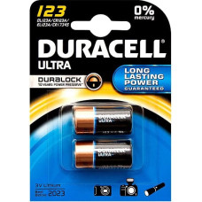 Blow 8702#                Bateria litowa 3v`cr123 duracell blister 2sztuki