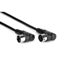 Hosa - Kabel MIDI kątowy 3m czarny
