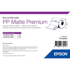 Epson PP MATTE LABEL PREMIUM DIE-CUT/ROLL 105MM X 152MM 185 LABELS