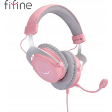 Fifine Słuchawki studyjne nauszne FIFINE H3P AmpliGame RGB z mikrogonem studyjne