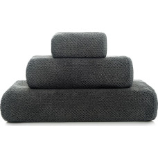 Mexen Bath towel GRACCIOZA BEE WAFFLE STORM, dark grey, 70 x 140 cm