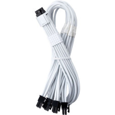 Cablemod C-Series Pro ModMesh 12V-2x6-Kabel, Sleeved, 16-Pin zu 4x 8-Pin, für Corsair Type 4 und 3 PSUs - weiß, 60cm