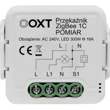 OXT MODUŁ OXT PRZEKAŹNIK 1 OBWÓD POMIAR PRĄDU 16A ZIGBEE TUYA