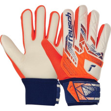 Reusch Rękawice bramkarskie Reusch Attrakt Starter Solid Junior biało-pomarańczowe 5572513 2500 6