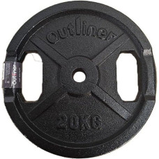 Sourcing 20KG CAST IRON PLATE WITH TWO HAND GRIPS