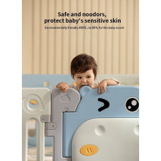 King Kids Kojec Modułowy Hipcio Niebieski