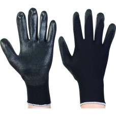 Hammer BLACK POLYEST PU GLOVES L OKKO 12 PAIRS