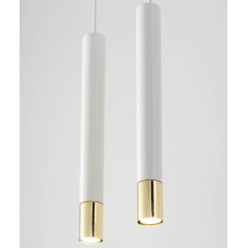 Sigma Lampa wisząca Sigma Minimalistyczna lampa wisząca Sopel Grand 33387 hol biała złota