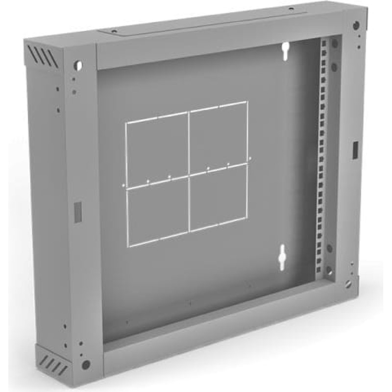 Alantec Sekcja tylna 100 mm (zawiasowa / uchylna) do szaf SW-9U-600-450-01-S, kolor szary ALANTEC