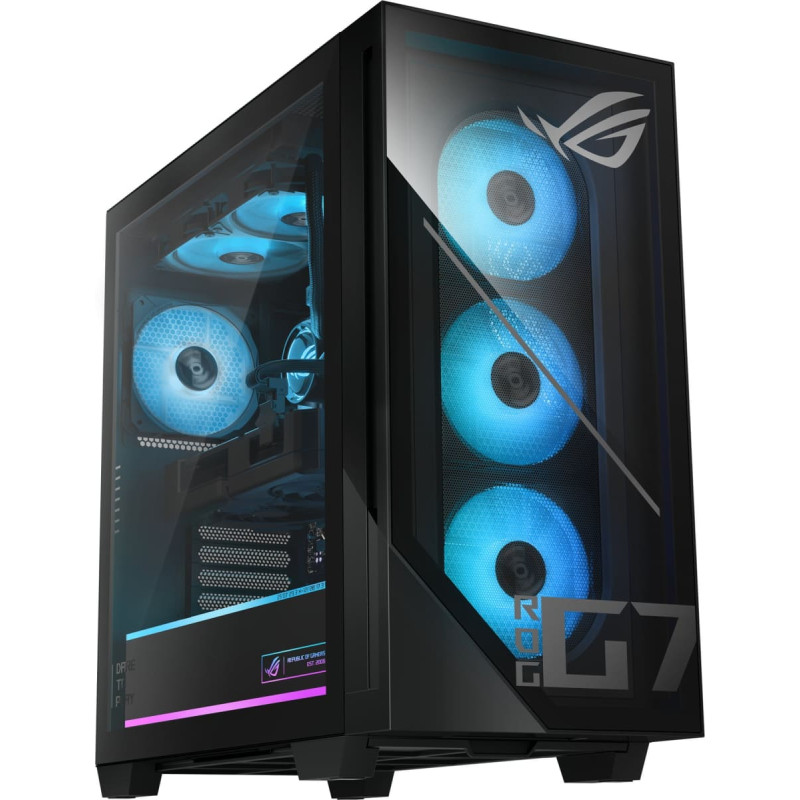 Asus ROG G700 G700TF-07265F328W Intel Core Ultra 7 265F 32 GB DDR5-SDRAM 1 TB SSD NVIDIA GeForce RTX 5070 Windows 11 Home Tower PC Czarny