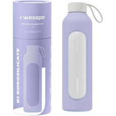 Wessper Szklana butelka Wessper B1 Borosilicate 1000ml Lavender  (WES260-VI-NEW)