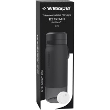 Wessper Butelka filtrująca Wessper B2 TRITAN Actitex™ 700ml Black (WES273-700-BK_K)