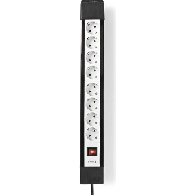 Nedis Listwa przeciwprzepięciowa Nedis 8 gniazd kabel 3m