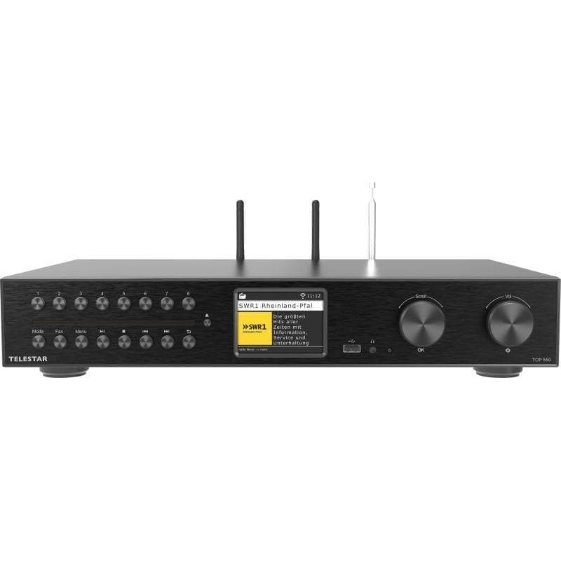 Telestar TOP 550 Schwarz Multifunktionsradios HiFi-Baustei