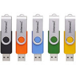 Intenso Office Line 256GB USB Stick 3.2 Multipack x5 bunt